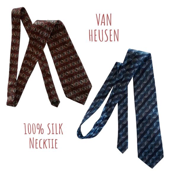 Van Heusen 100% Silk Ties - Picture 1 of 11